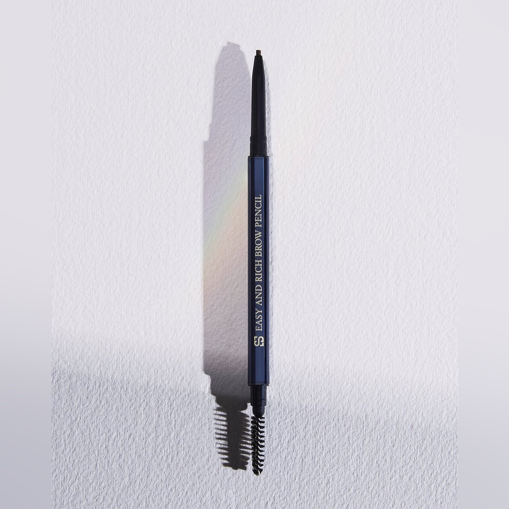 New EASY AND RICH BROW PENCIL B 02 DEEP BROWN